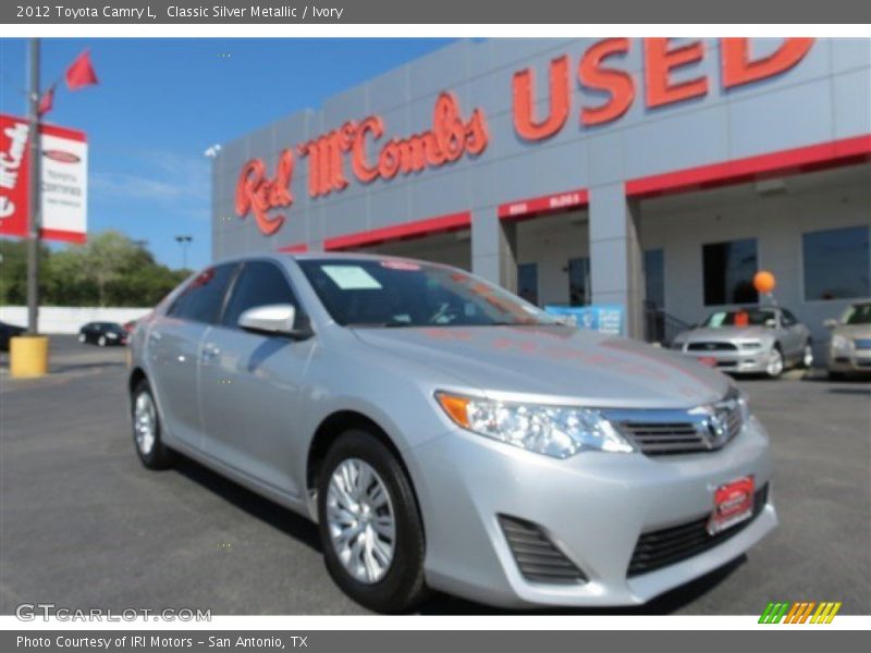 Classic Silver Metallic / Ivory 2012 Toyota Camry L