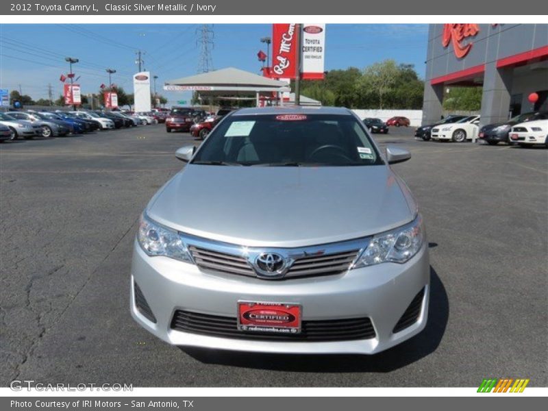 Classic Silver Metallic / Ivory 2012 Toyota Camry L