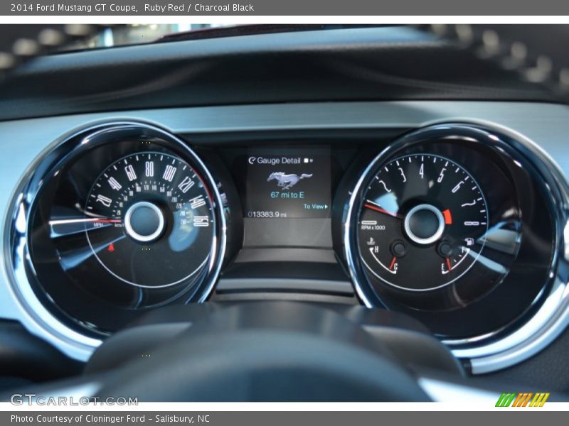 Ruby Red / Charcoal Black 2014 Ford Mustang GT Coupe