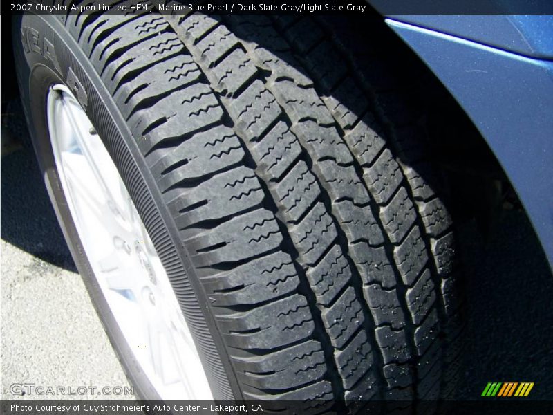 Marine Blue Pearl / Dark Slate Gray/Light Slate Gray 2007 Chrysler Aspen Limited HEMI