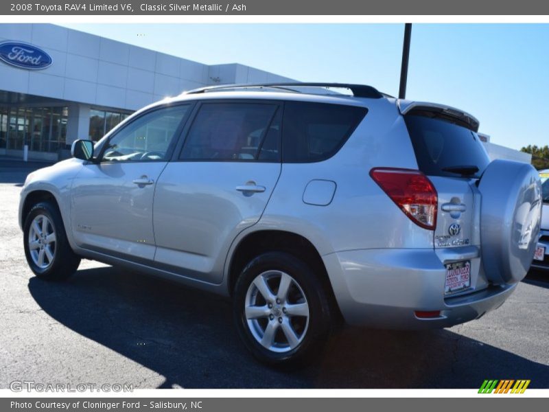 Classic Silver Metallic / Ash 2008 Toyota RAV4 Limited V6