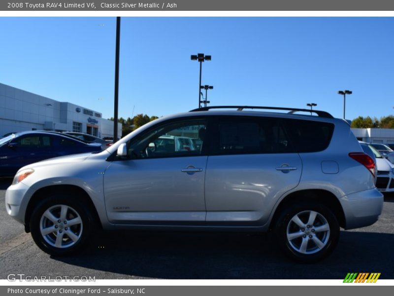 Classic Silver Metallic / Ash 2008 Toyota RAV4 Limited V6