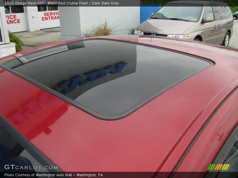 Blaze Red Crystal Pearl / Dark Slate Gray 2003 Dodge Neon SXT