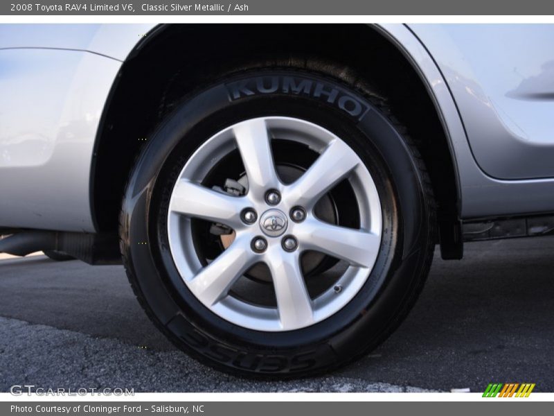 Classic Silver Metallic / Ash 2008 Toyota RAV4 Limited V6