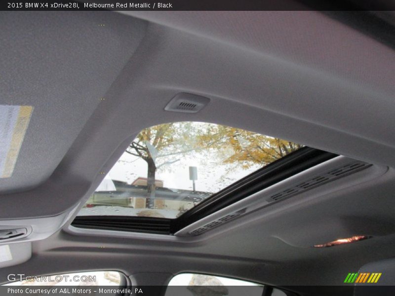 Melbourne Red Metallic / Black 2015 BMW X4 xDrive28i