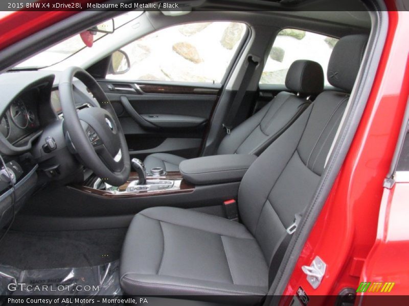 Melbourne Red Metallic / Black 2015 BMW X4 xDrive28i