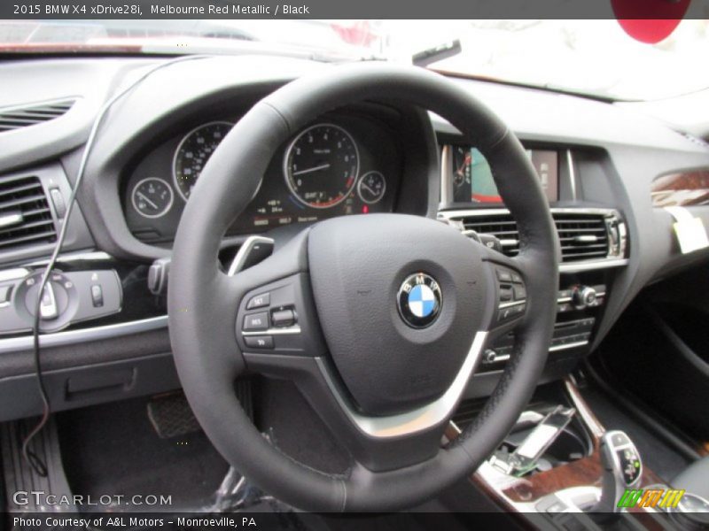 Melbourne Red Metallic / Black 2015 BMW X4 xDrive28i