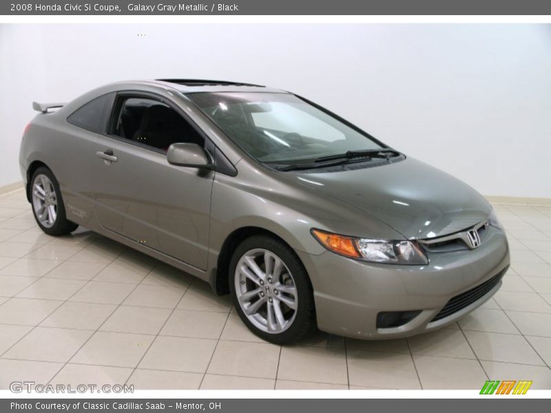 Galaxy Gray Metallic / Black 2008 Honda Civic Si Coupe