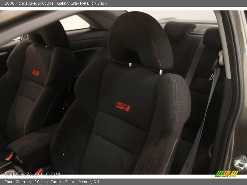Galaxy Gray Metallic / Black 2008 Honda Civic Si Coupe