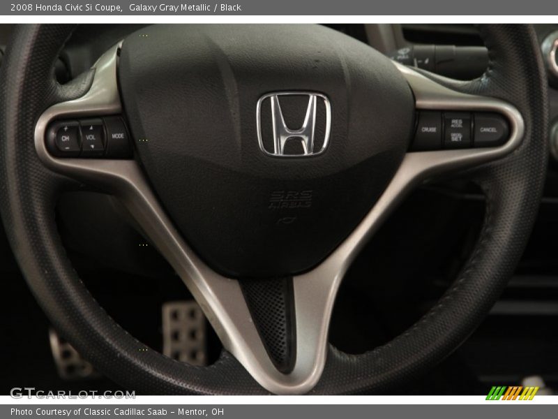 Galaxy Gray Metallic / Black 2008 Honda Civic Si Coupe