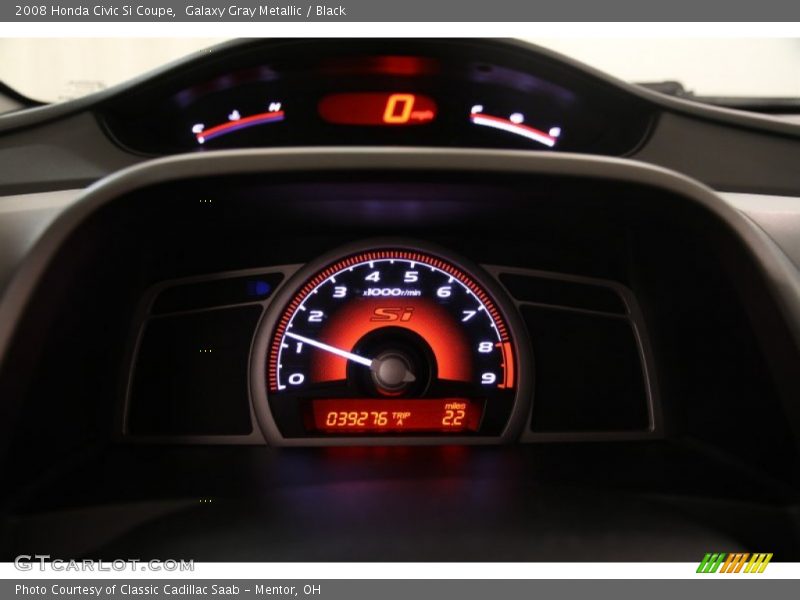 Galaxy Gray Metallic / Black 2008 Honda Civic Si Coupe