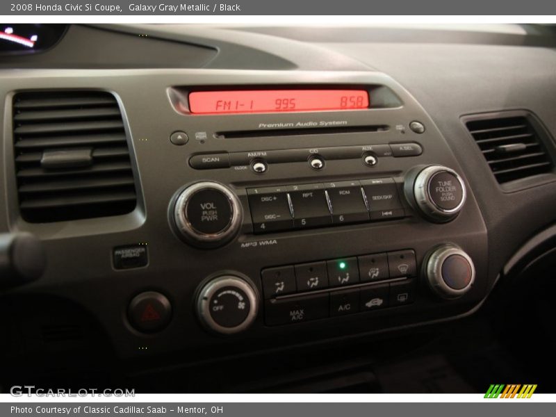 Galaxy Gray Metallic / Black 2008 Honda Civic Si Coupe