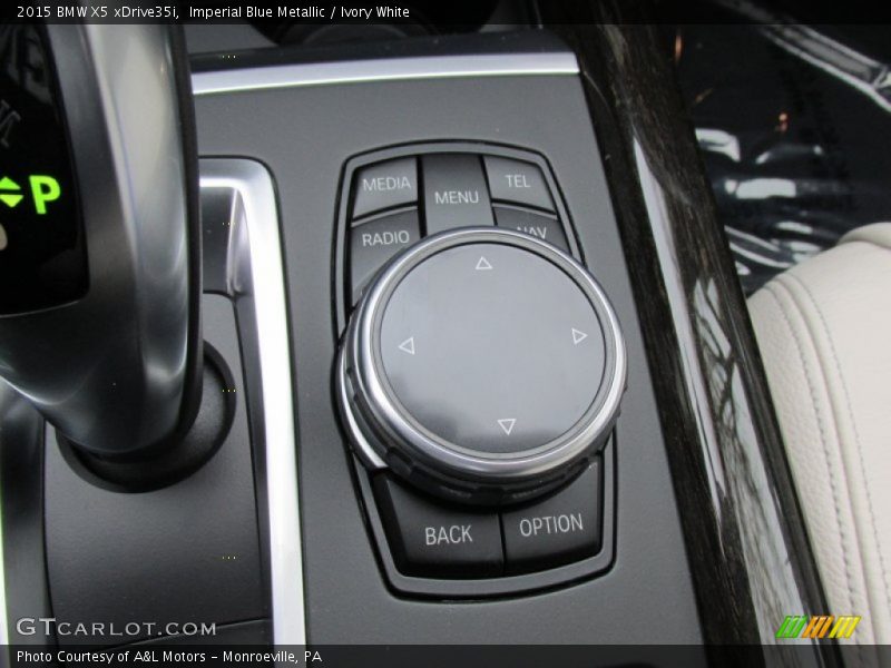 Imperial Blue Metallic / Ivory White 2015 BMW X5 xDrive35i