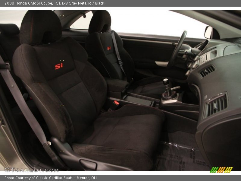 Galaxy Gray Metallic / Black 2008 Honda Civic Si Coupe