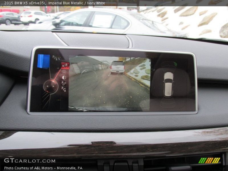 Imperial Blue Metallic / Ivory White 2015 BMW X5 xDrive35i
