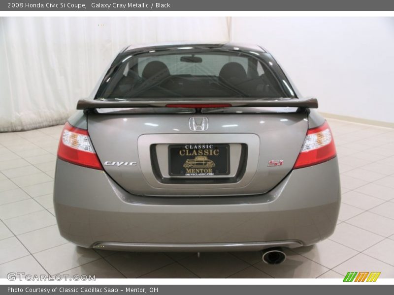 Galaxy Gray Metallic / Black 2008 Honda Civic Si Coupe