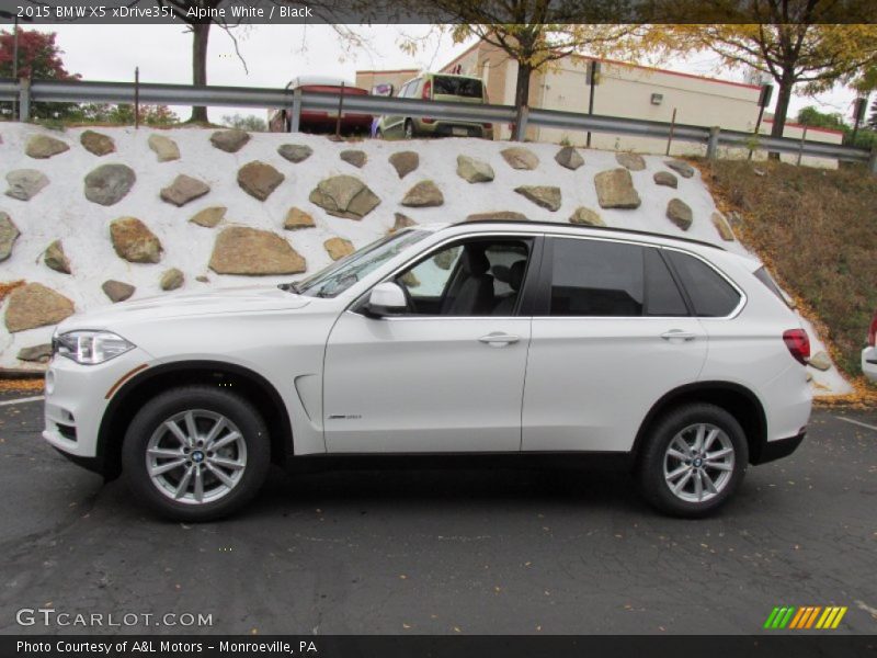 Alpine White / Black 2015 BMW X5 xDrive35i