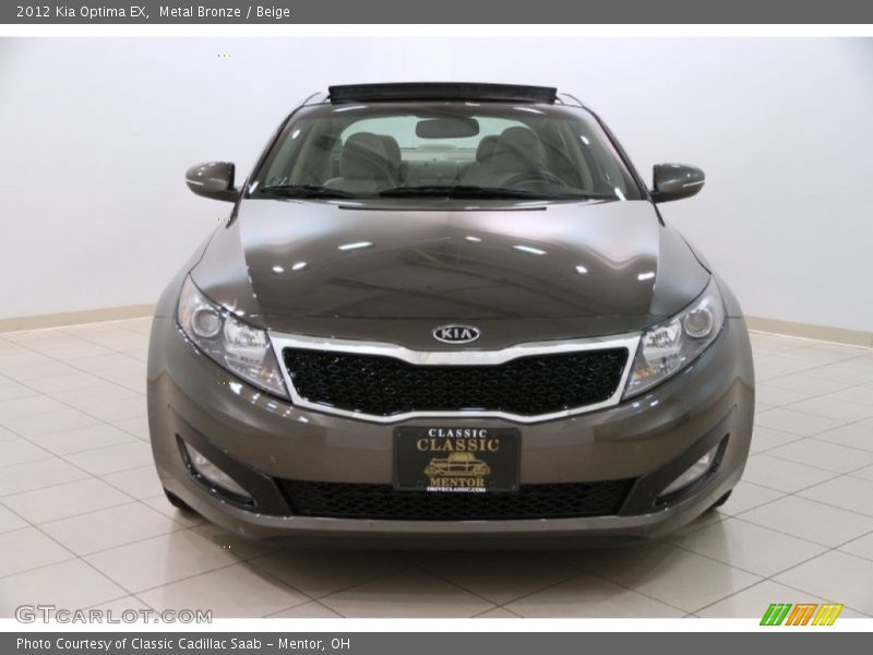 Metal Bronze / Beige 2012 Kia Optima EX