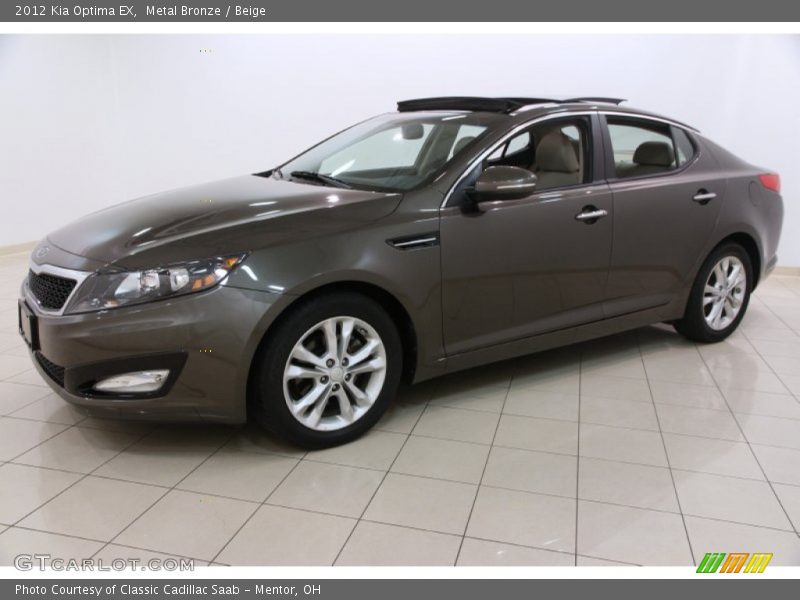 Metal Bronze / Beige 2012 Kia Optima EX