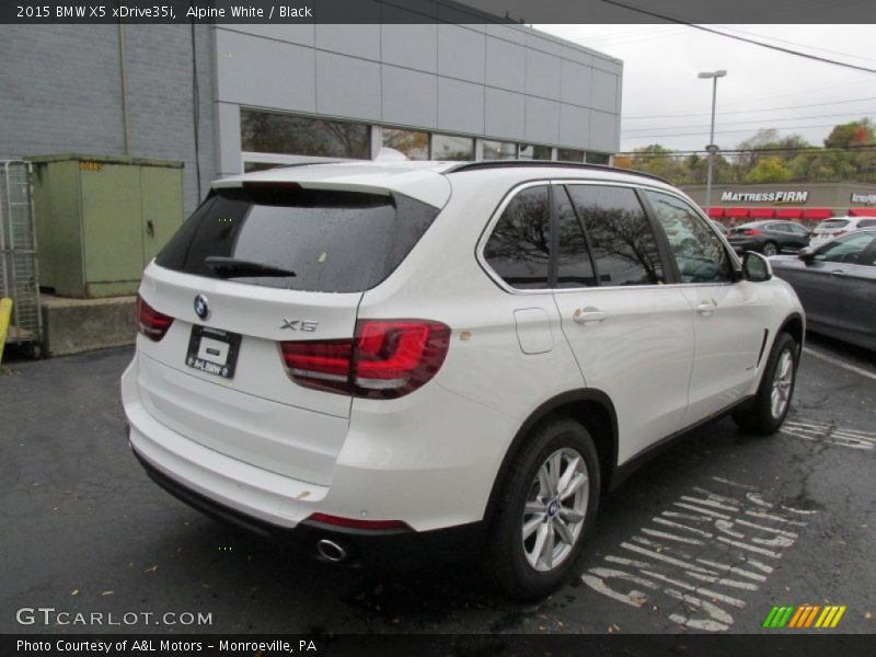 Alpine White / Black 2015 BMW X5 xDrive35i
