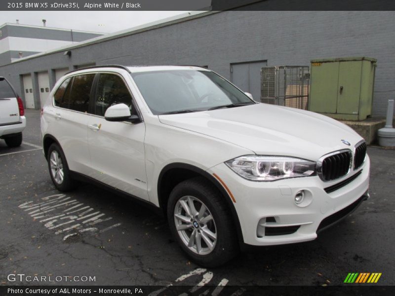 Alpine White / Black 2015 BMW X5 xDrive35i