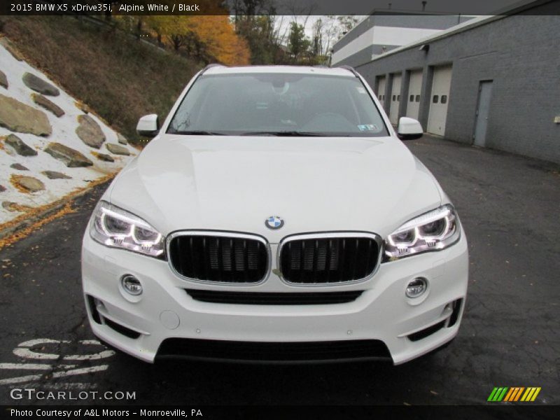 Alpine White / Black 2015 BMW X5 xDrive35i