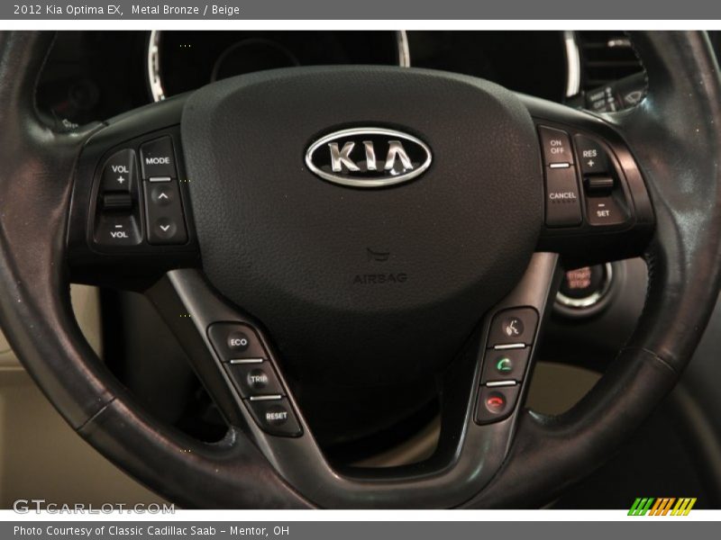 Metal Bronze / Beige 2012 Kia Optima EX