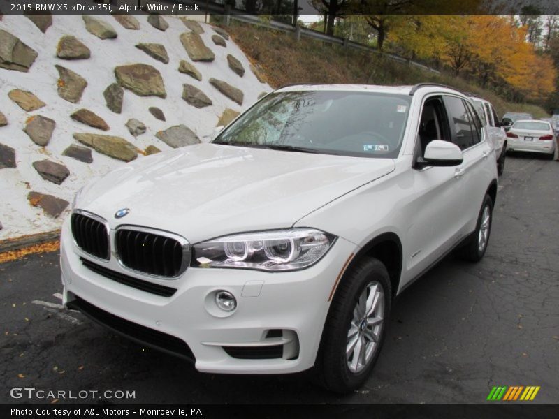 Alpine White / Black 2015 BMW X5 xDrive35i