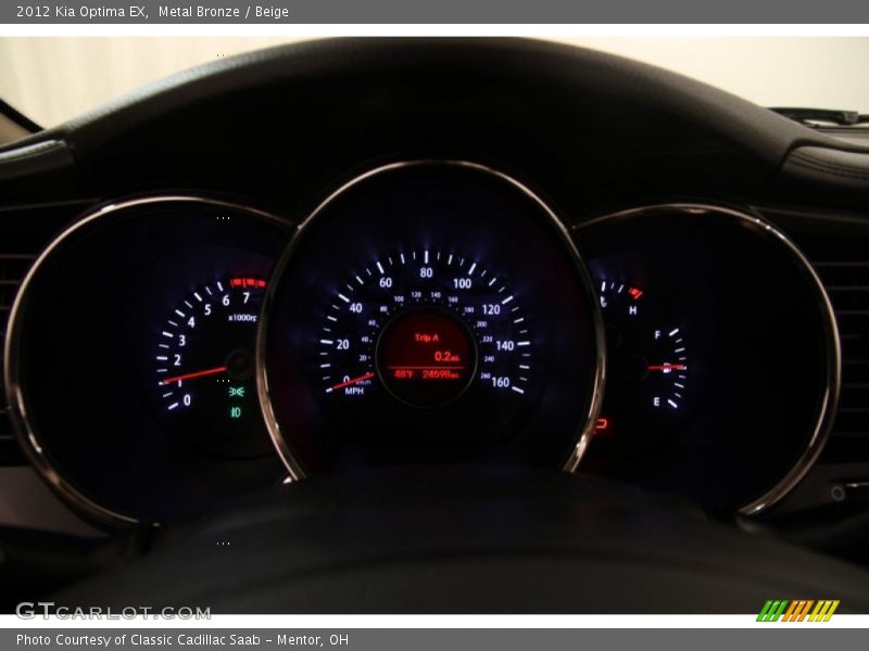 Metal Bronze / Beige 2012 Kia Optima EX