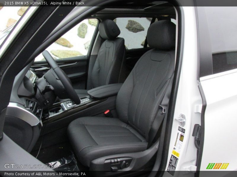 Alpine White / Black 2015 BMW X5 xDrive35i