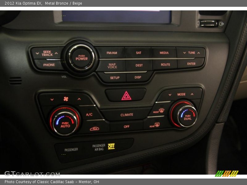 Metal Bronze / Beige 2012 Kia Optima EX