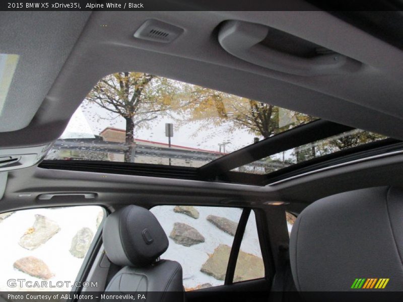 Alpine White / Black 2015 BMW X5 xDrive35i