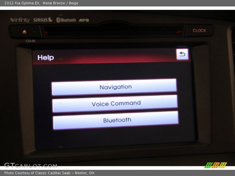 Metal Bronze / Beige 2012 Kia Optima EX