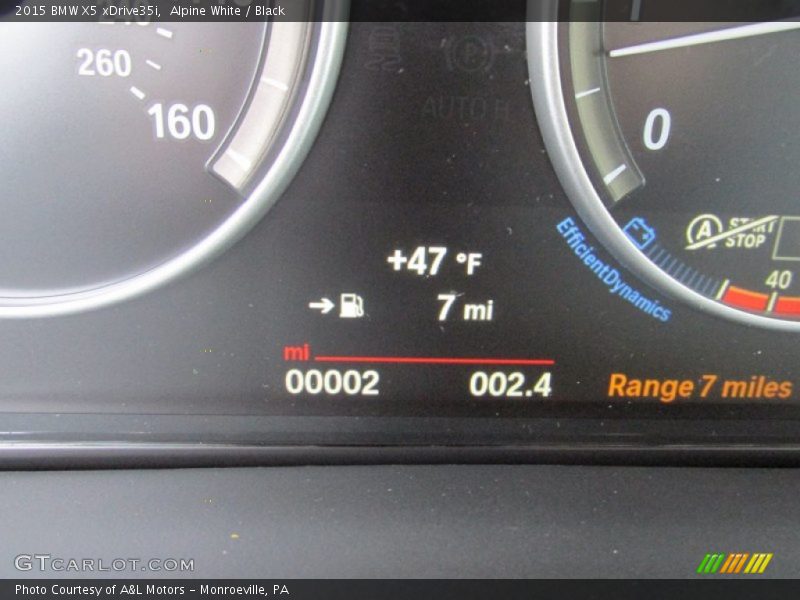 Alpine White / Black 2015 BMW X5 xDrive35i
