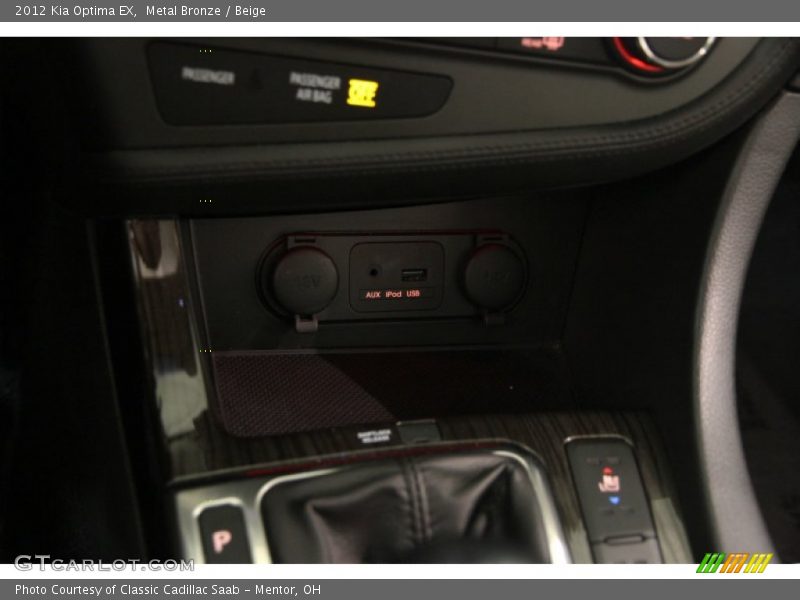 Metal Bronze / Beige 2012 Kia Optima EX