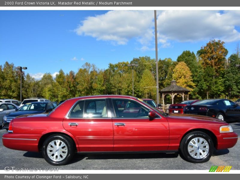 Matador Red Metallic / Medium Parchment 2003 Ford Crown Victoria LX