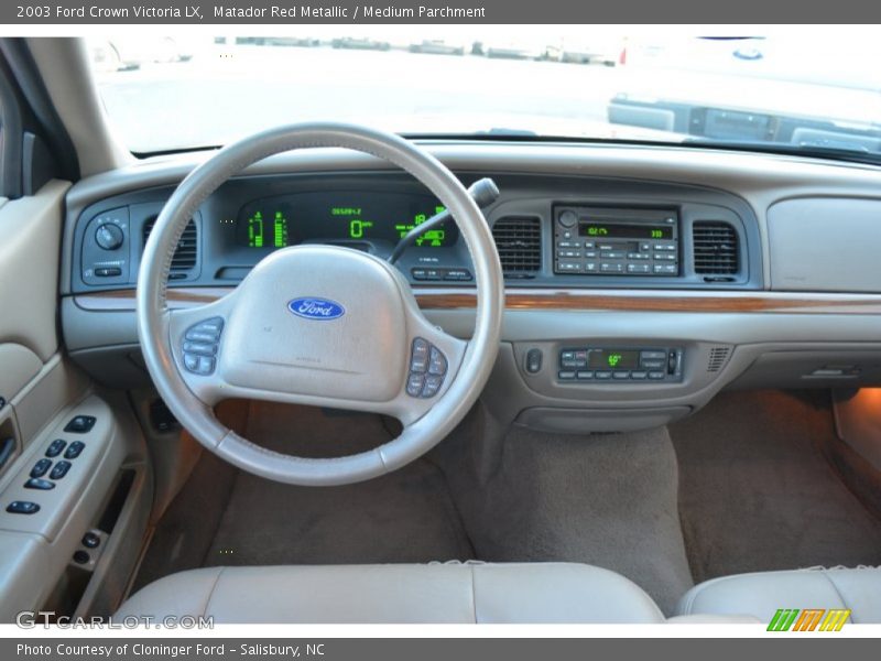 Matador Red Metallic / Medium Parchment 2003 Ford Crown Victoria LX