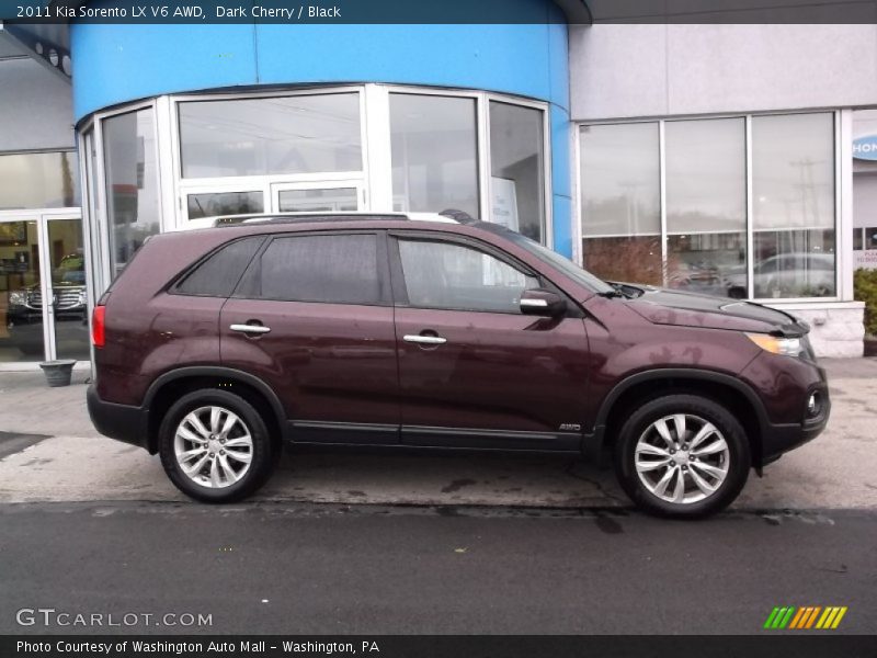 Dark Cherry / Black 2011 Kia Sorento LX V6 AWD