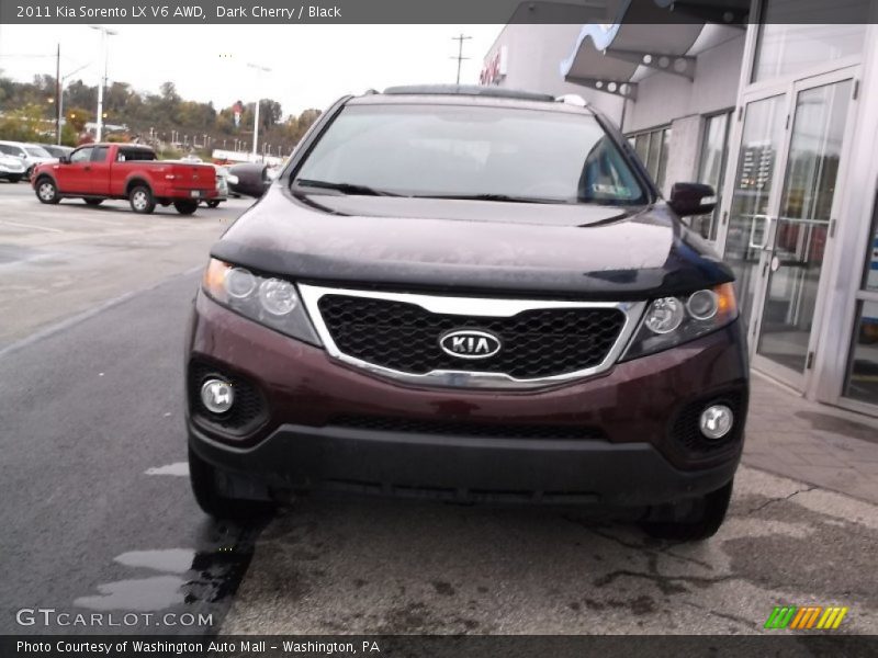 Dark Cherry / Black 2011 Kia Sorento LX V6 AWD