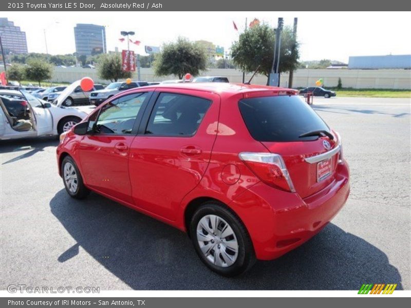 Absolutely Red / Ash 2013 Toyota Yaris LE 5 Door