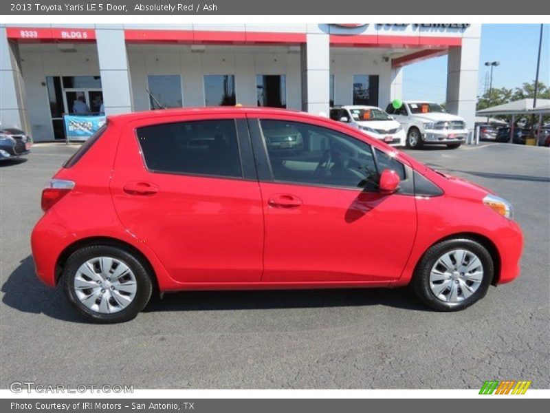 Absolutely Red / Ash 2013 Toyota Yaris LE 5 Door