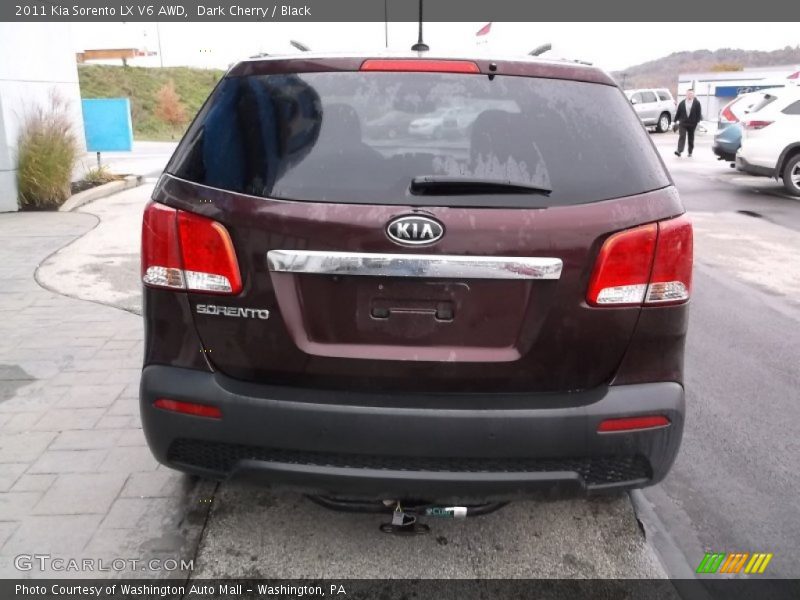 Dark Cherry / Black 2011 Kia Sorento LX V6 AWD