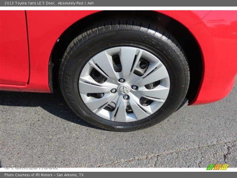 Absolutely Red / Ash 2013 Toyota Yaris LE 5 Door