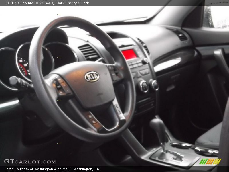 Dark Cherry / Black 2011 Kia Sorento LX V6 AWD