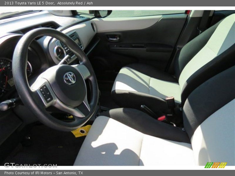 Absolutely Red / Ash 2013 Toyota Yaris LE 5 Door