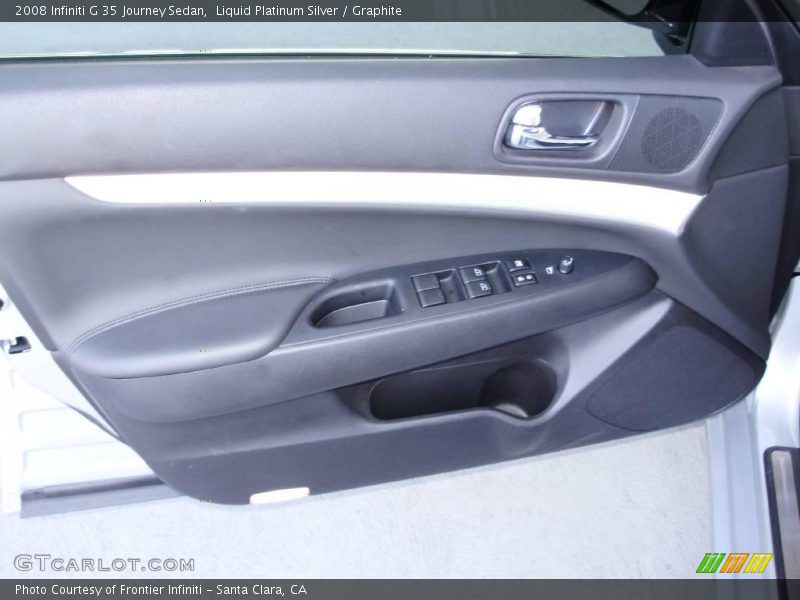 Liquid Platinum Silver / Graphite 2008 Infiniti G 35 Journey Sedan