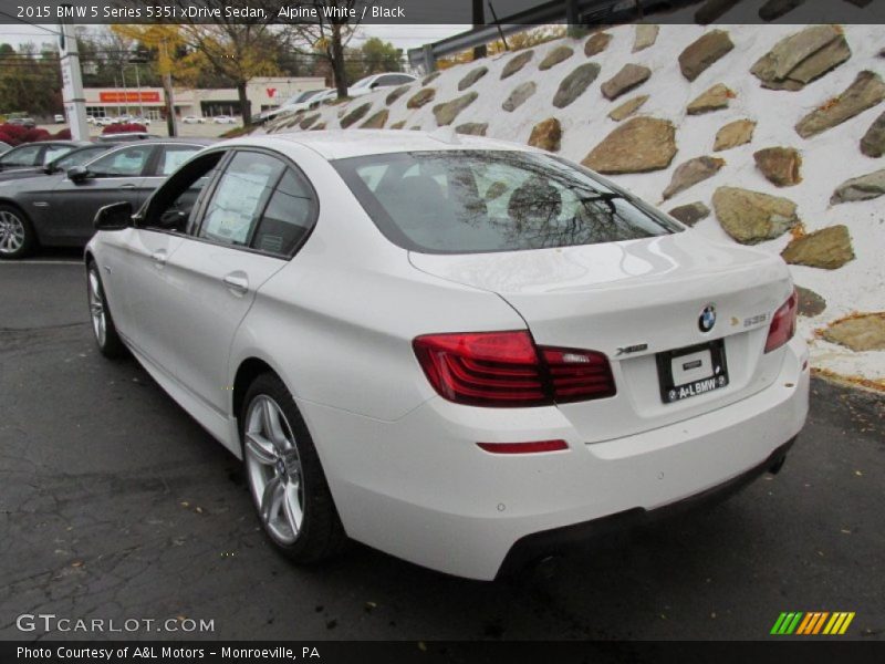 Alpine White / Black 2015 BMW 5 Series 535i xDrive Sedan