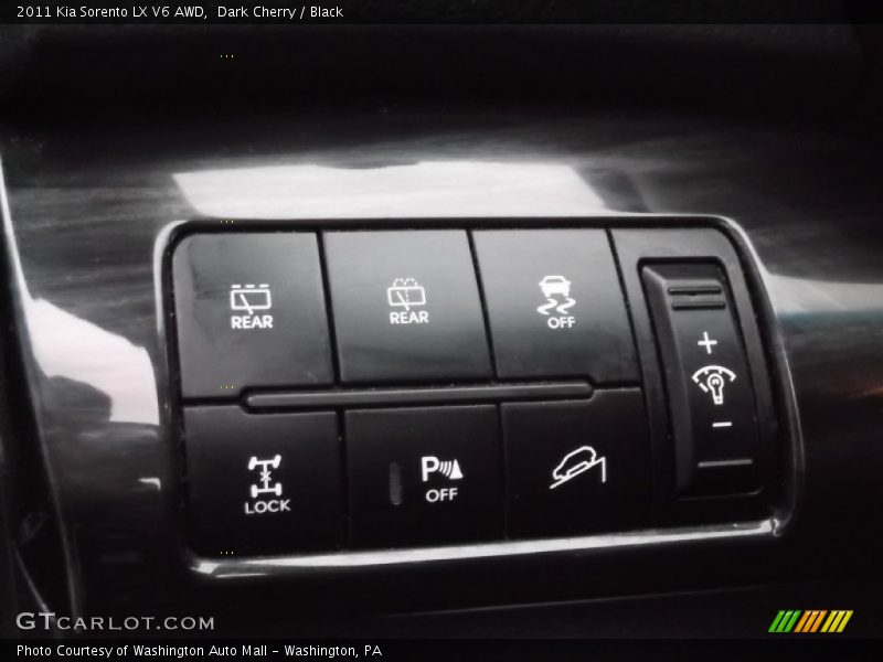 Dark Cherry / Black 2011 Kia Sorento LX V6 AWD