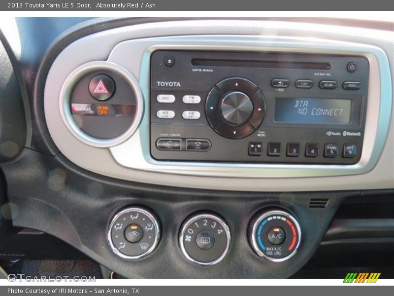 Absolutely Red / Ash 2013 Toyota Yaris LE 5 Door