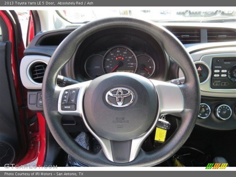 Absolutely Red / Ash 2013 Toyota Yaris LE 5 Door